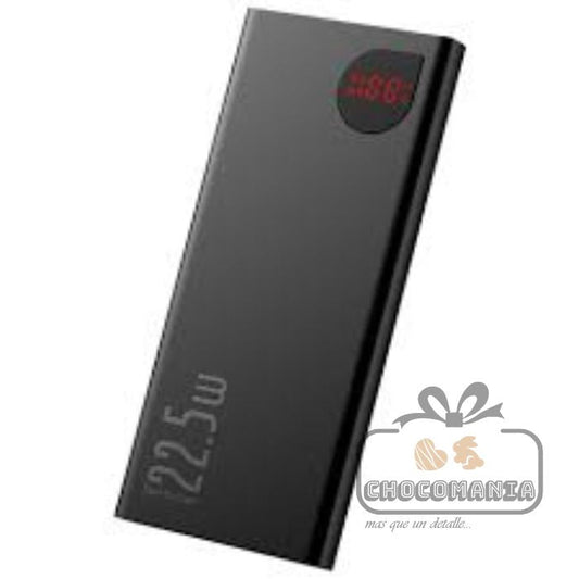 POWER BANK BASEUS 22,5W 1000mAh NEGRO CARGA RAPIDA - CHOCOMANIA