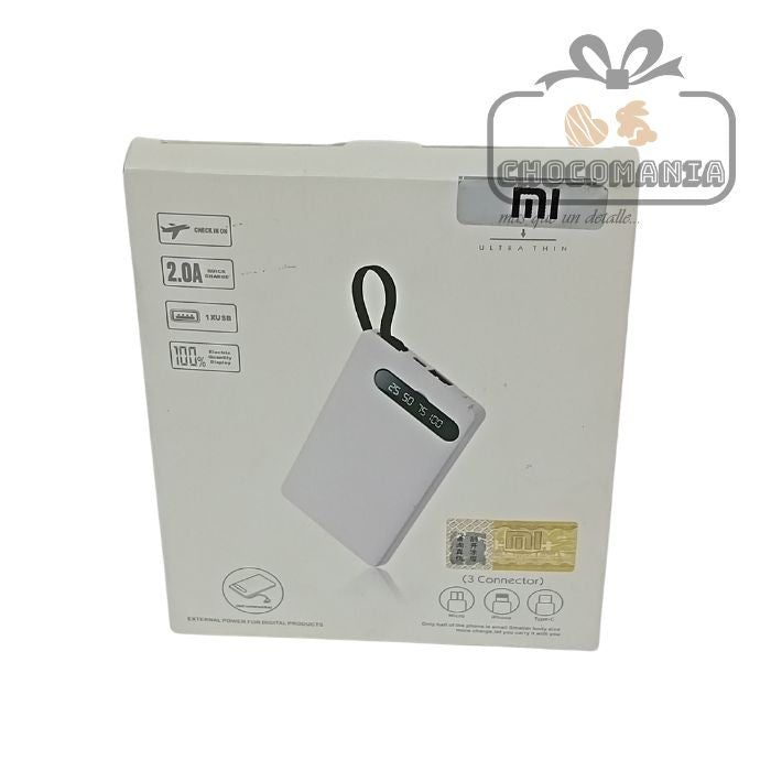 POWER BANK 5000mAh BLANCO D-101 - CHOCOMANIA