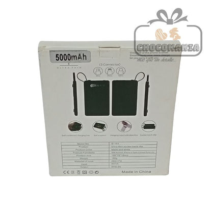 POWER BANK 5000mAh BLANCO D-101 - CHOCOMANIA