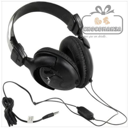 AUDIFONOS TIPO DIADEMA GENIUS CON MICROFONO/CONTROL VOLUMEN HS-M505X - CHOCOMANIA
