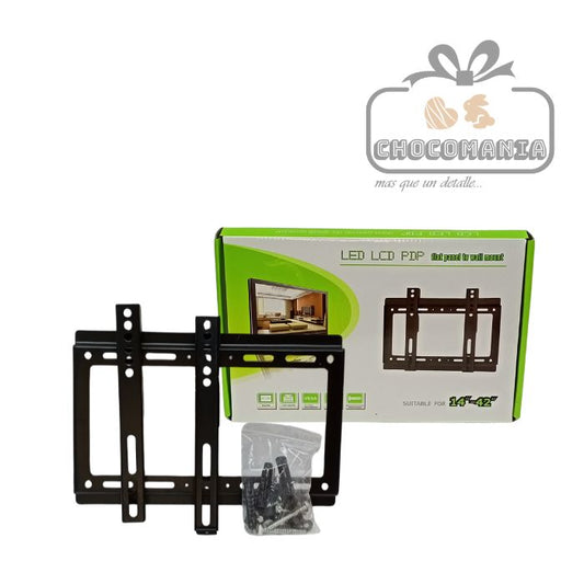SOPORTE FIJO DE TELEVISION 14¨A 42¨ PULGADAS - CHOCOMANIA