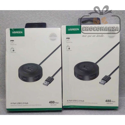 HUB UGREEN 4 PUERTOS USB 2.0 - CHOCOMANIA