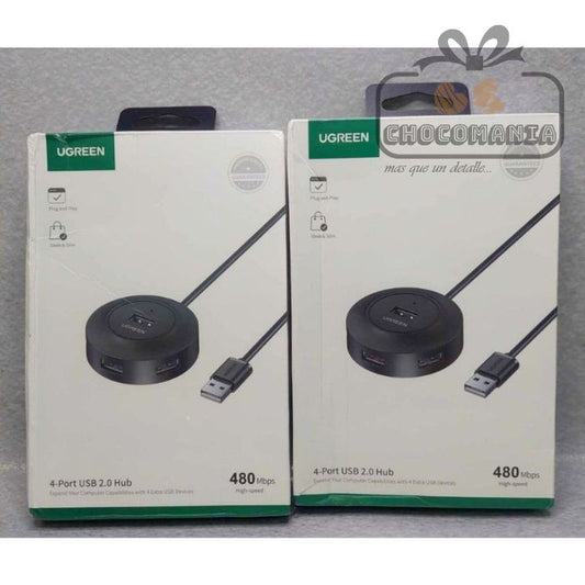 HUB UGREEN 4 PUERTOS USB 2.0 - CHOCOMANIA