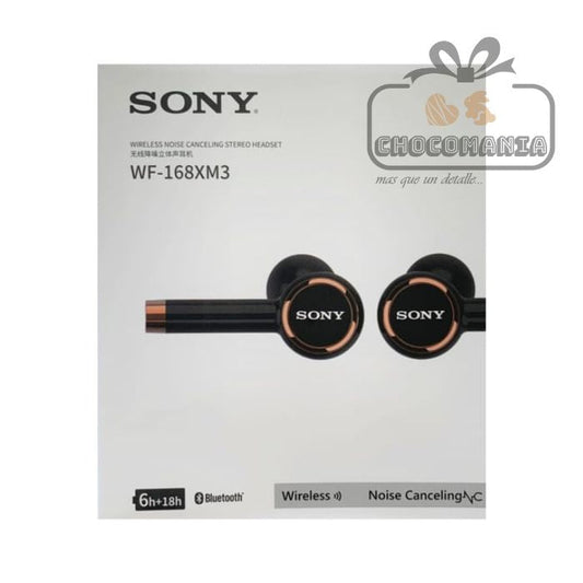 AUDIFONOS BLUETOOTH SONY WF-168XM3 NEGRO - CHOCOMANIA