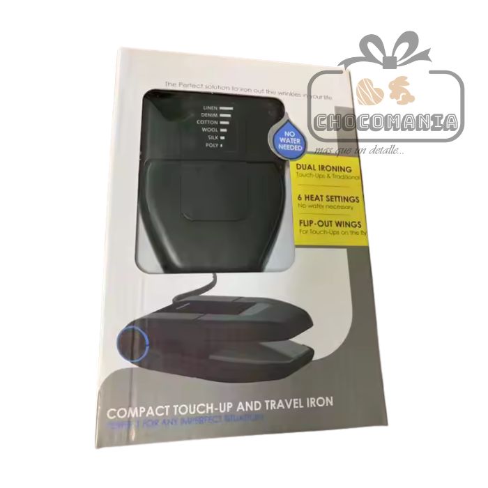 PLANCHA PORTATIL PLEGABLE ELECTRICA PARA VIAJES - CHOCOMANIA