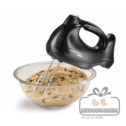 BATIDORA MANUAL HAMILTON BEACH NEGRA 62692 CON ESTUCHE - CHOCOMANIA