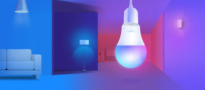 Bombilla Tapo L530E: multicolor, regulable, sin Hub. Control por app y voz, modos inteligentes y memoria. ¡Ilumina tu hogar de forma inteligente!
