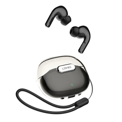 Audífonos LDNIO T02 TWS: Bluetooth 5.3, driver 13 mm, hasta 20 h con estuche y USB-C. Compactos, táctiles y listos para el día a día.
