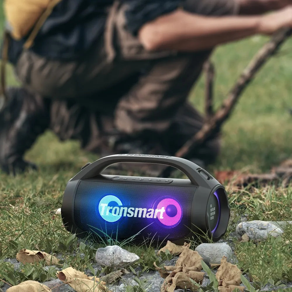 Parlante Bluetooth Tronsmart Bang SE de 40W con sonido potente y portátil. Ideal para reuniones, playa y uso en exteriores.