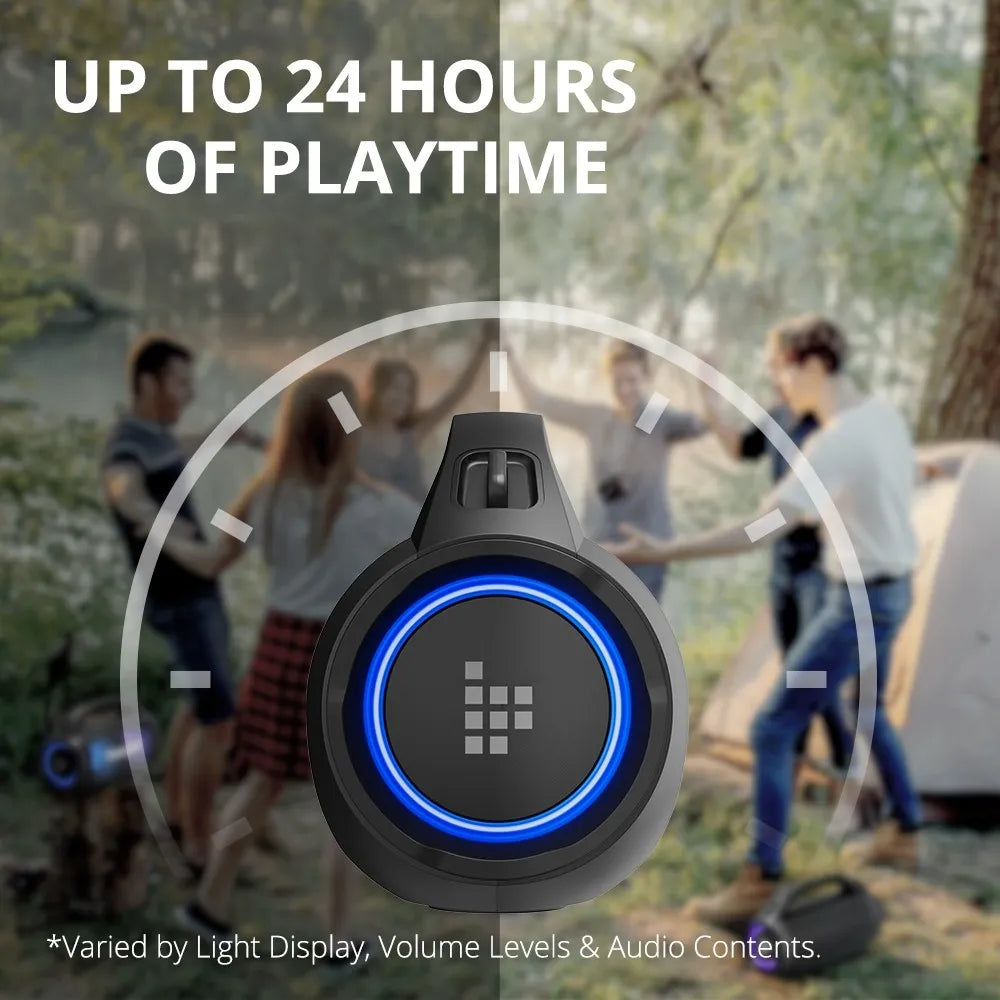 Parlante Bluetooth Tronsmart Bang SE de 40W con sonido potente y portátil. Ideal para reuniones, playa y uso en exteriores.